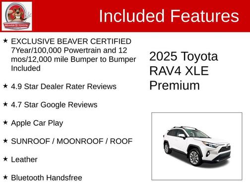 2025 Toyota RAV4 XLE Premium