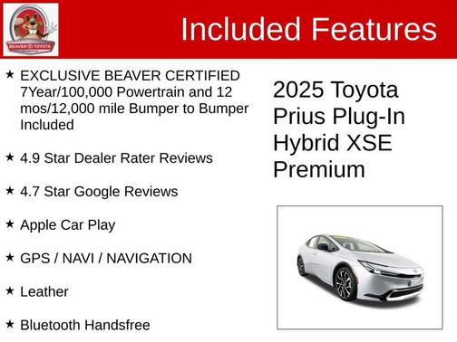 2025 Toyota Prius Plug-In Hybrid SE