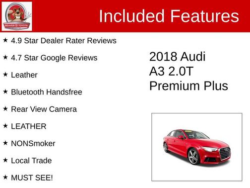 2018 Audi A3 2.0T Premium