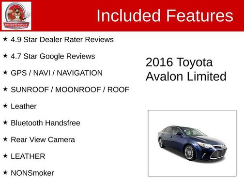 2016 Toyota Avalon Limited