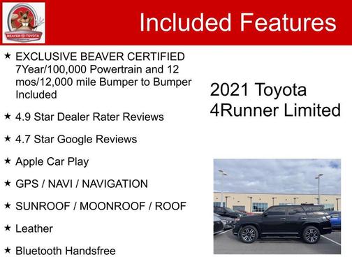 2021 Toyota 4Runner Limited