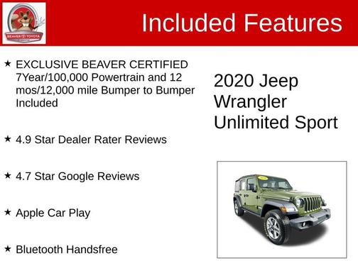 2020 Jeep Wrangler Unlimited Sport