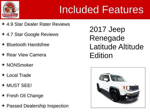 2017 Jeep Renegade Altitude