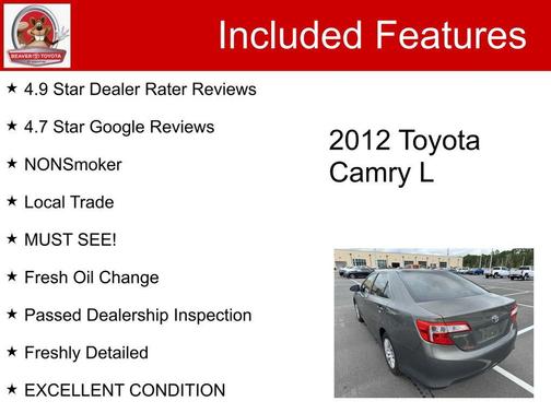 2012 Toyota Camry L