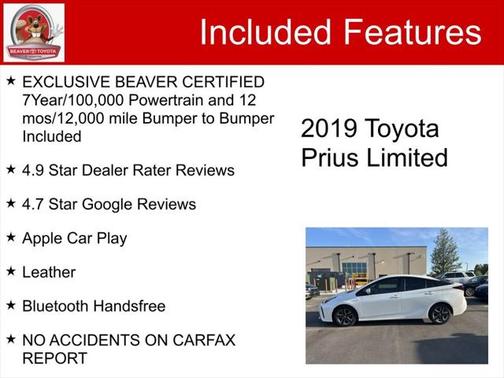 2019 Toyota Prius Limited