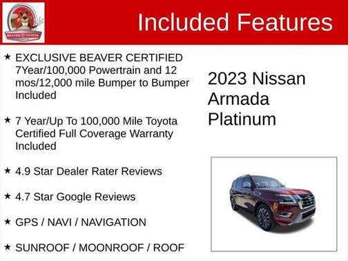 2023 Nissan Armada Platinum 2WD