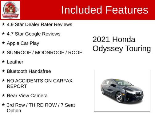 2021 Honda Odyssey Touring