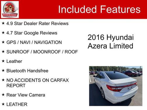 2016 Hyundai Azera Limited