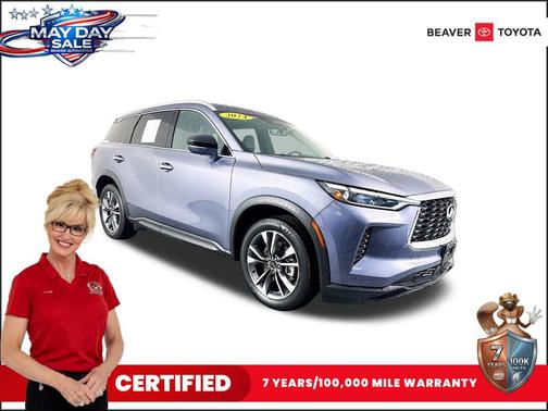 Moonbow Blue 2024 INFINITI QX60 Luxe