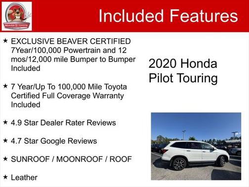 2020 Honda Pilot Touring 8-Passenger