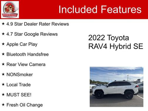 2022 Toyota RAV4 Hybrid SE