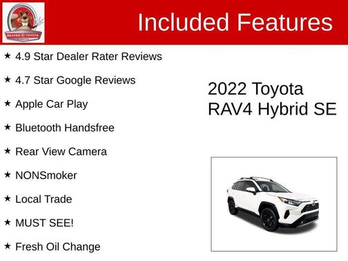 2022 Toyota RAV4 Hybrid SE