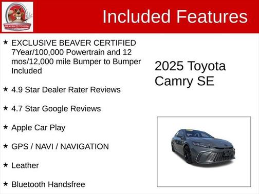 2025 Toyota Camry SE