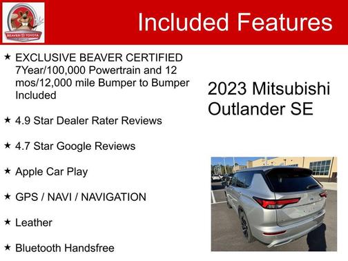 2023 Mitsubishi Outlander SE 2.5 2WD