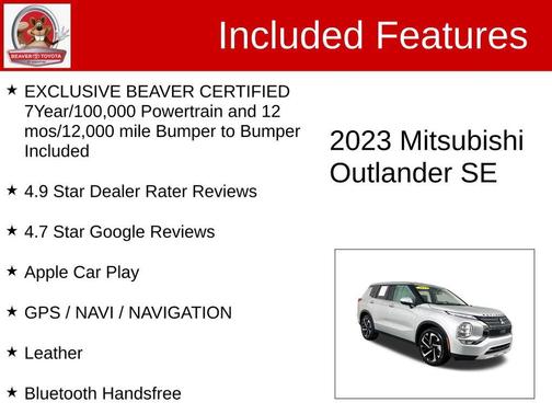 2023 Mitsubishi Outlander SE 2.5 2WD