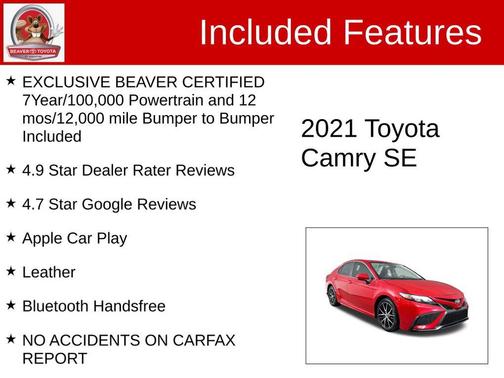 2021 Toyota Camry SE