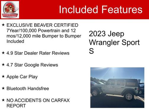 2023 Jeep Wrangler Sport S
