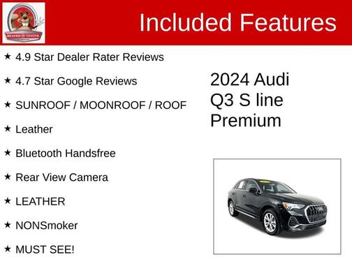 2024 Audi Q3 Premium 45 TFSI S line quattro Tiptronic