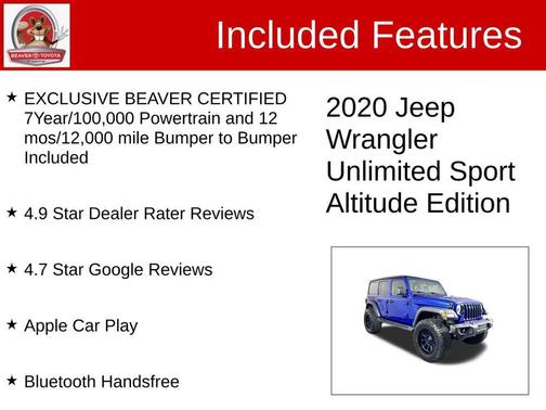 2020 Jeep Wrangler Unlimited Sport Altitude