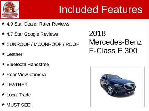 2018 Mercedes-Benz E-Class 4MATIC