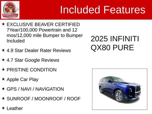 2025 INFINITI QX80 PURE
