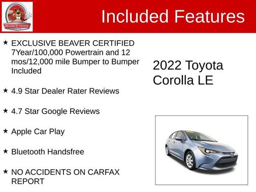 2022 Toyota Corolla LE