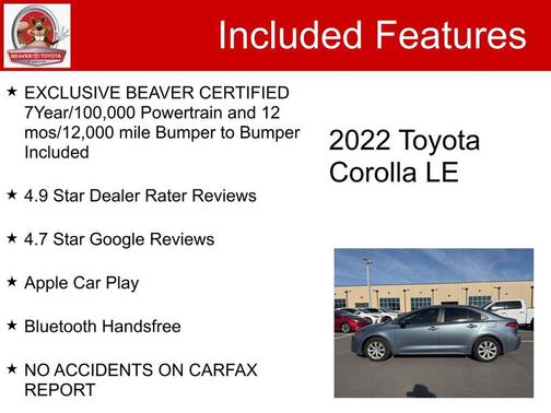 2022 Toyota Corolla LE