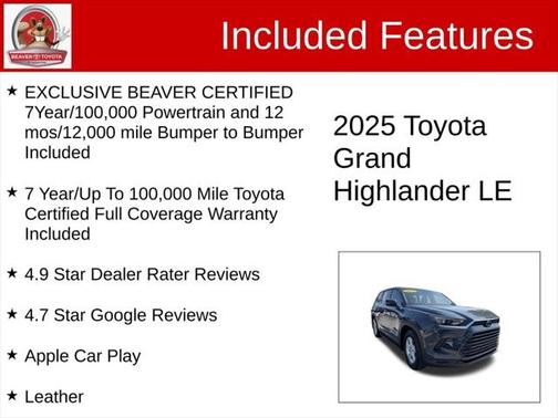 2025 Toyota Highlander LE