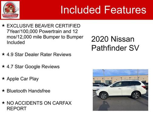 2020 Nissan Pathfinder SV 4WD