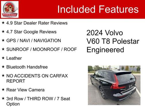 2024 Volvo V60 Recharge Plug-In Hybrid Polestar