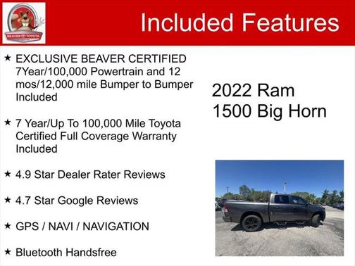 2022 RAM 1500 Big Horn/Lone Star