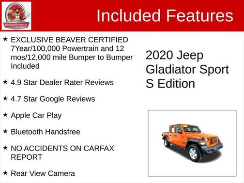 2020 Jeep Gladiator Sport S