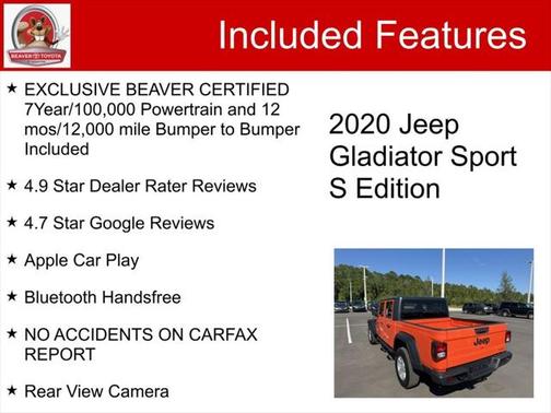 2020 Jeep Gladiator Sport S