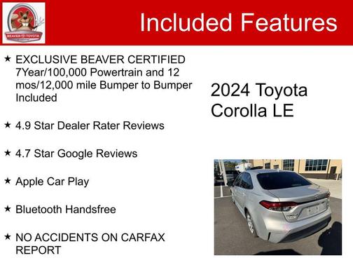 2024 Toyota Corolla LE
