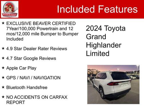 2024 Toyota Grand Highlander Limited