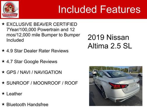 2019 Nissan Altima 2.5 SL