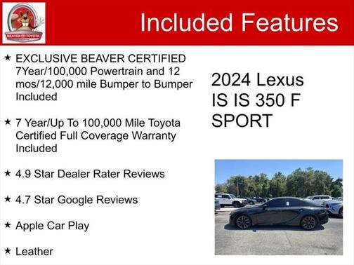 2024 Lexus IS 350 Base
