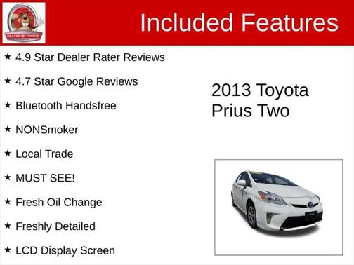 2013 Toyota Prius Two