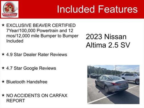 2023 Nissan Altima 2.5 SV
