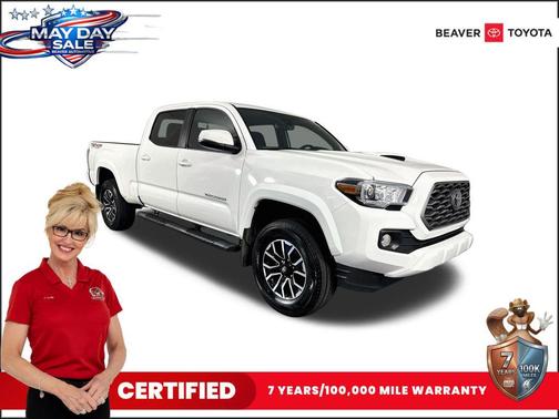 White 2022 Toyota Tacoma TRD Sport