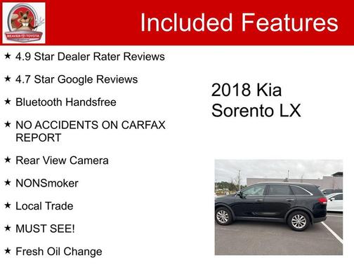 2018 Kia Sorento LX