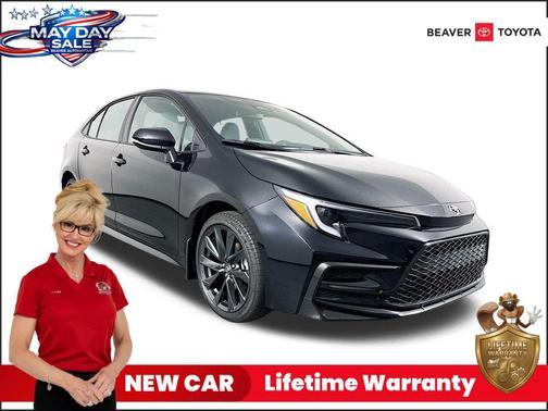 Midnight Black Metallic 2026 Toyota Corolla SE