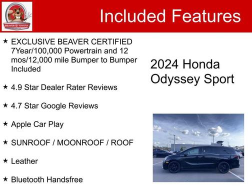 2024 Honda Odyssey Sport