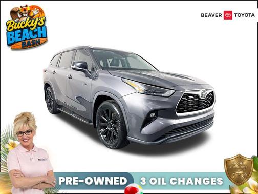 Magnetic Gray Metallic 2023 Toyota Highlander XLE