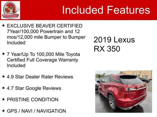 2019 Lexus RX 350 Base