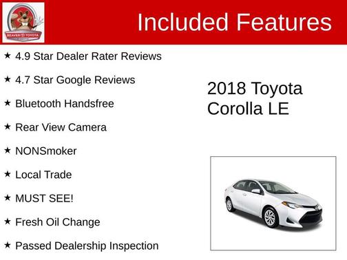 2018 Toyota Corolla LE