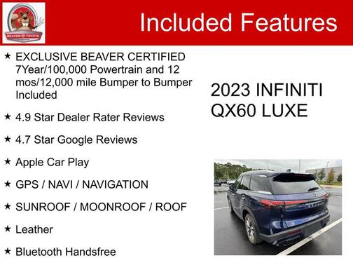2023 INFINITI QX60 Luxe