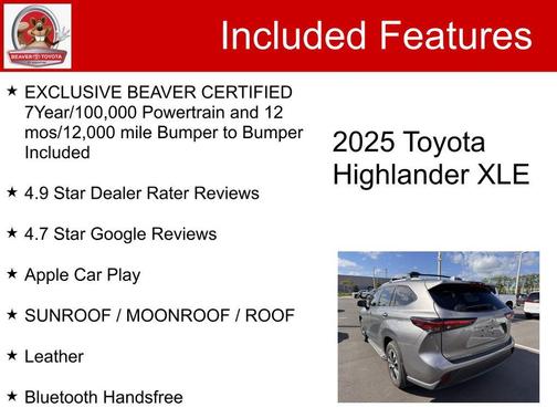 2025 Toyota Highlander XLE