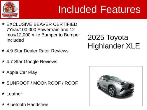 2025 Toyota Highlander XLE