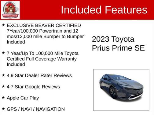 2023 Toyota Prius Prime SE